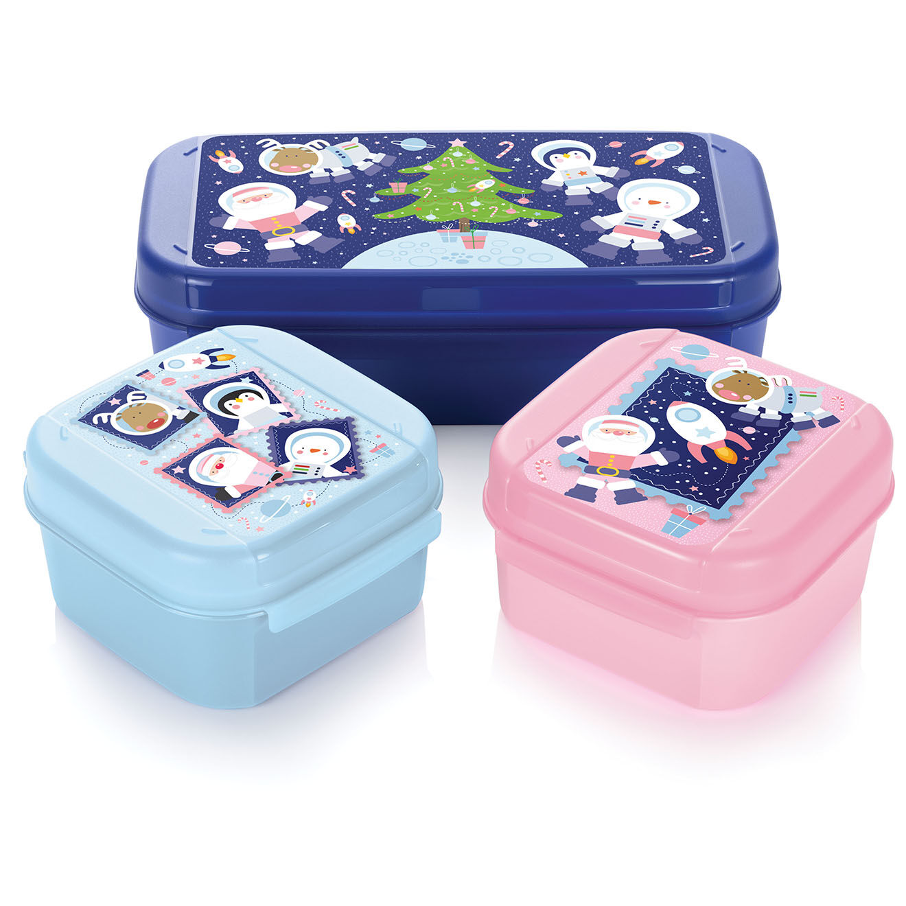 Tupperware 3 Petites boites de conservation Signature multicolores