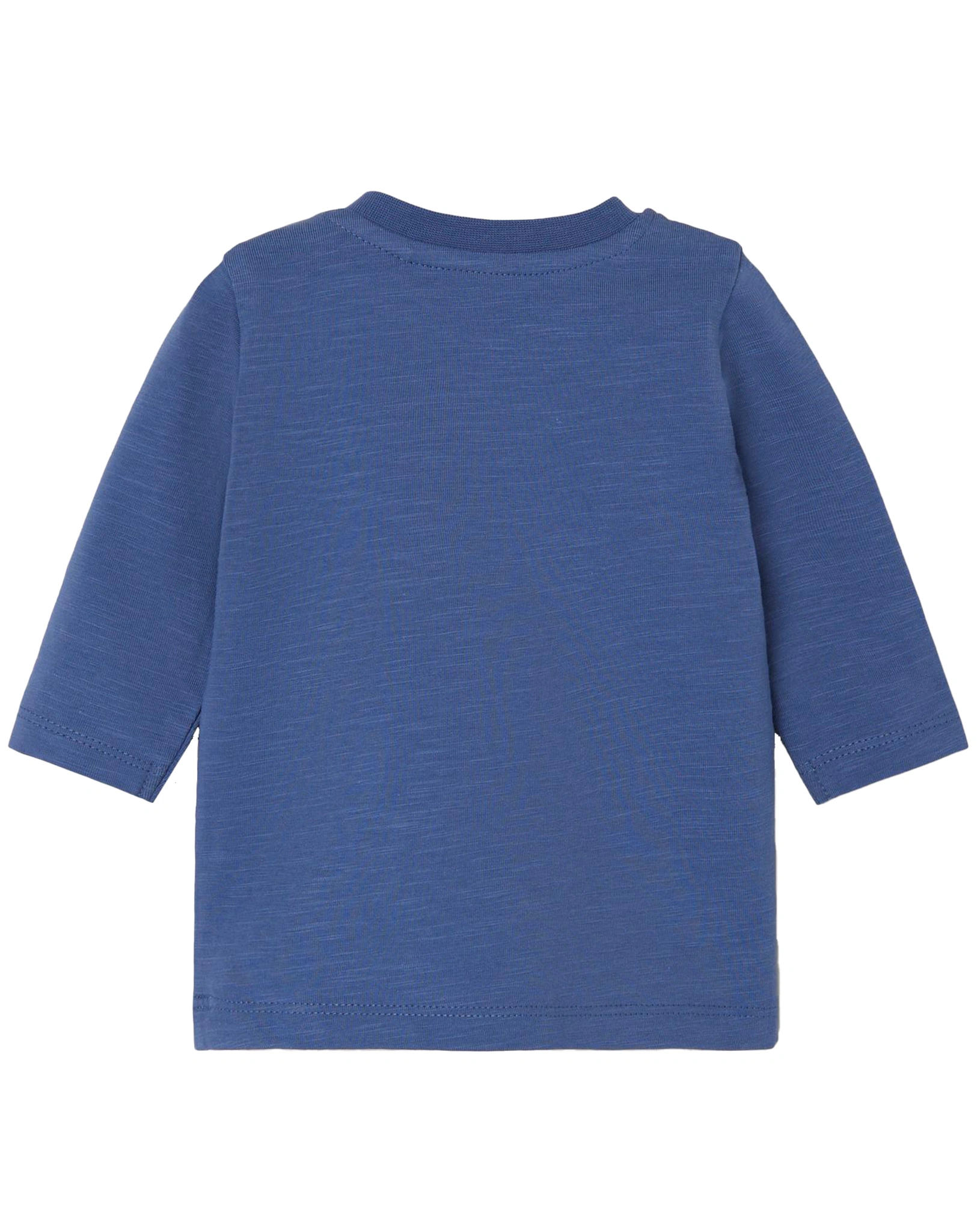 Langarmshirt NBMSOLFO BEAR HUG in bijou blue