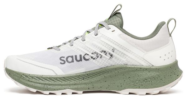 Chaussures Running Saucony Ride TR2 Blanc/Kaki Homme