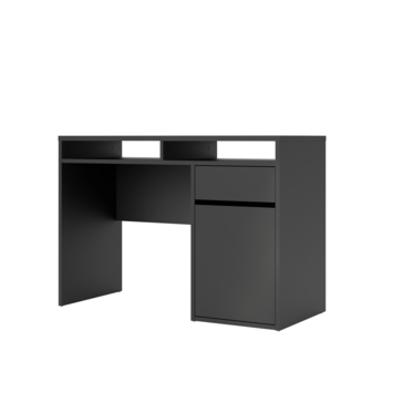 Bureau Eline met kast zwart