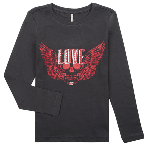 Only - KOGTENNA FIT L/S BOX TOP CS - Noir
