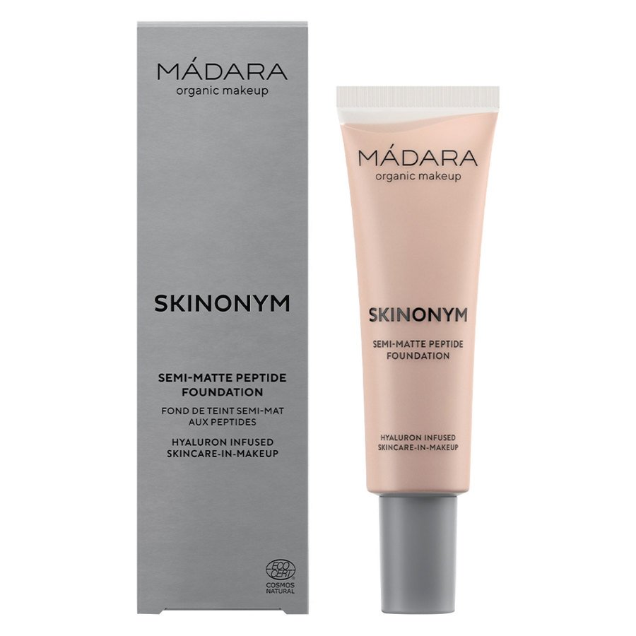 Mádara Skinonym Semi-Matte Peptide Foundation #30 Rose Ivory 30ml
