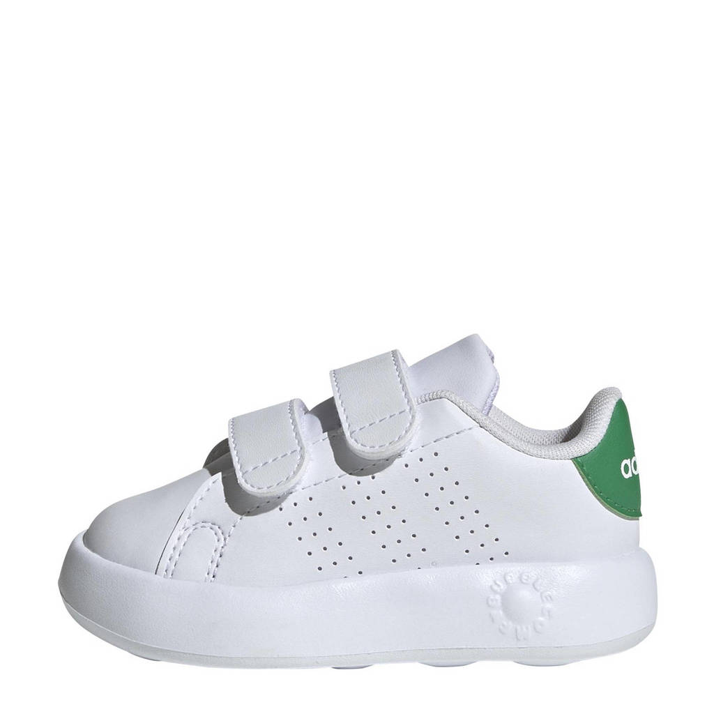 adidas Advantagesneakers wit/groen