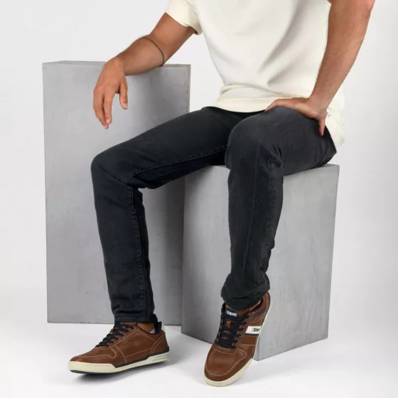 Baskets MARRON DENIM SIDE