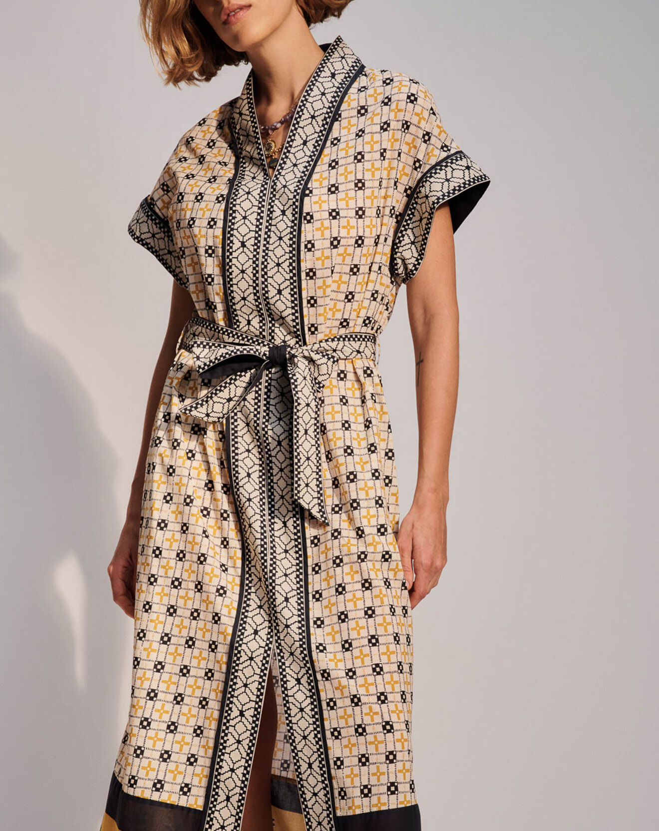Stella Forest Robe droite Francine jaune