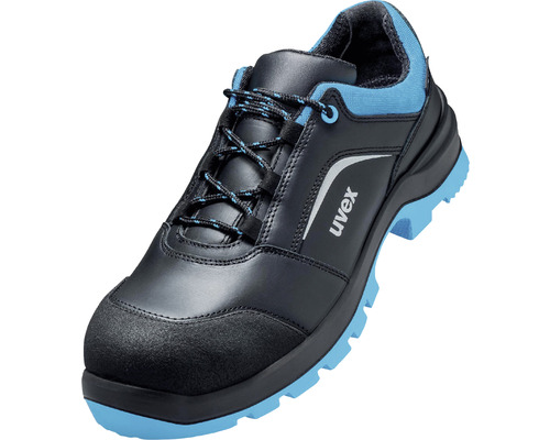 S3 veiligheidsschoenen Uvex zwart/blauw maat 38