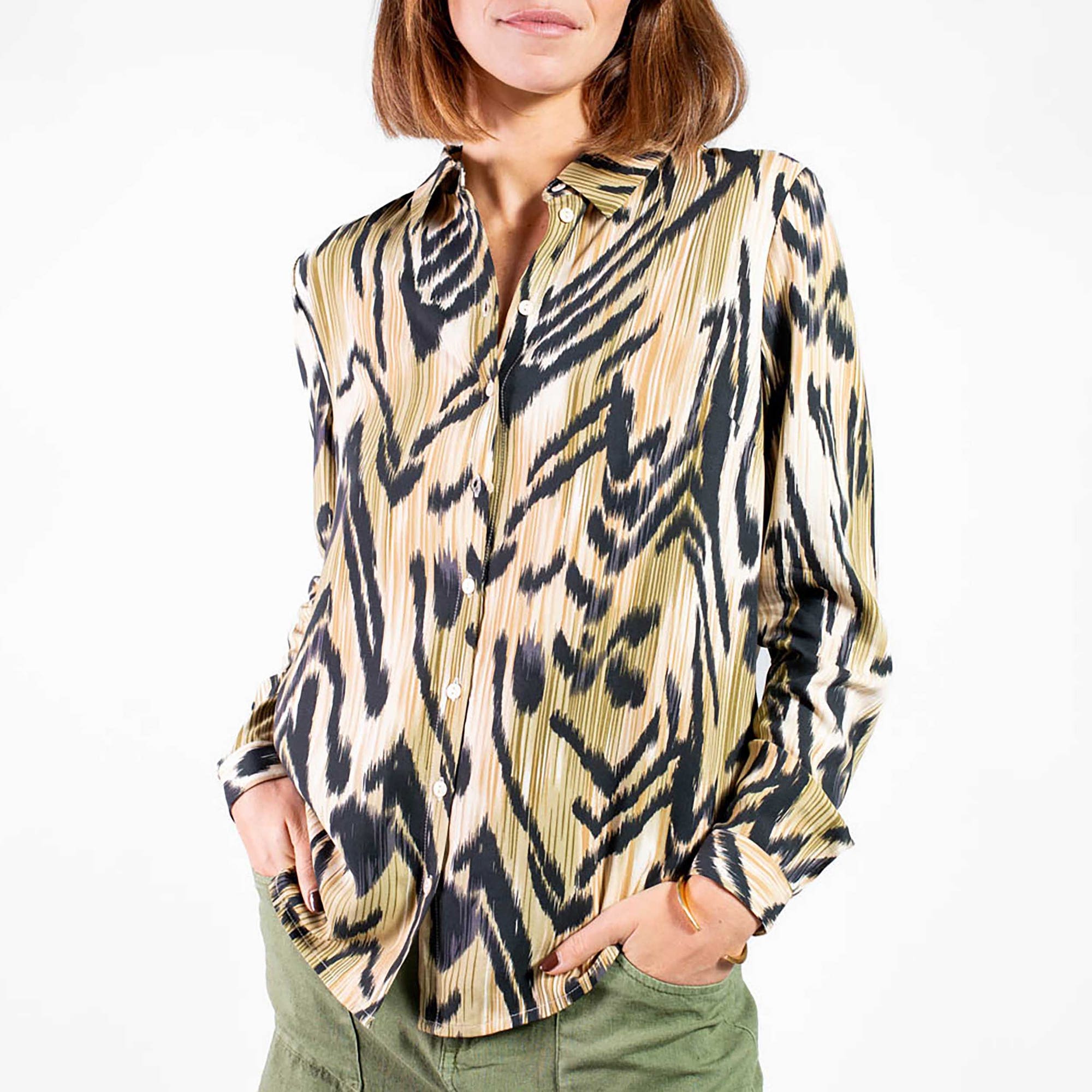 Blouse Femme kaki