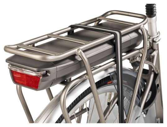 Vélo de ville électrique 28  Femme Basic 7 vitesses gris Vogue