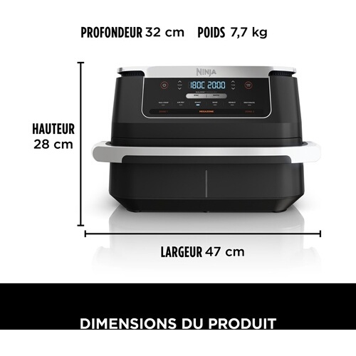 Friteuse sans huile Ninja FlexDrawer AF550EU