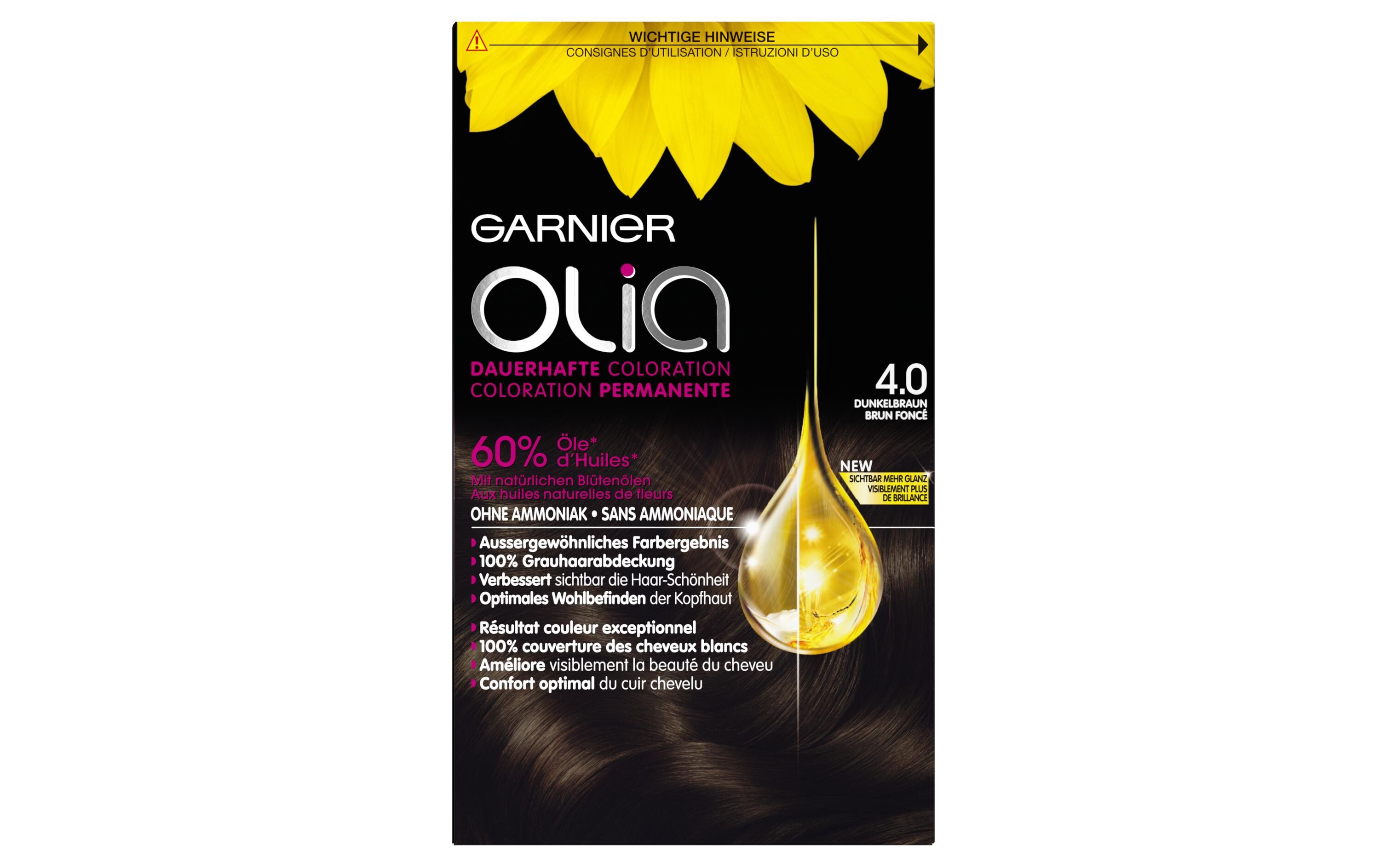 Haarcoloration Olia 4.0 DunkelbraunDauerhafte Haarfarbe ohne Ammoniak