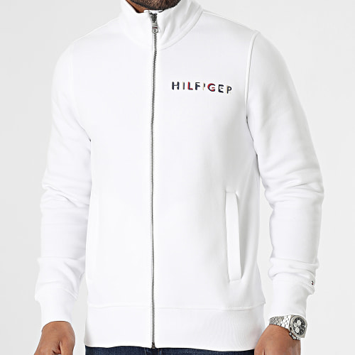 Veste Zippée Rwb Hilfiger 2357 Blanc