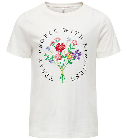 Kids Only T-Shirt - KogEmma - Cloud Tänzerin/Bouquet Kollektion