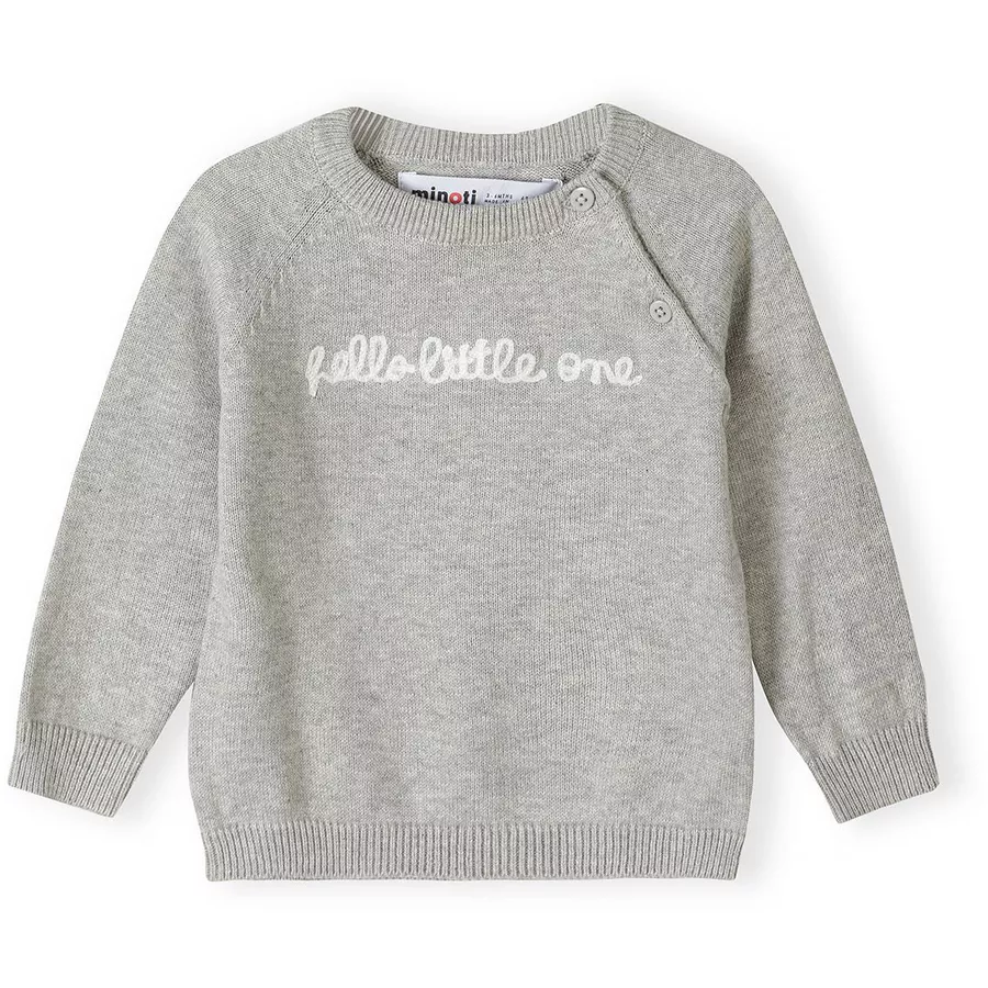 MINOTI Longsleeves & Leggings Grau Meliert