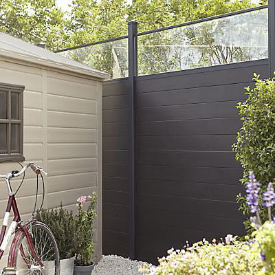 Décor acrylique aluminium Neva anthracite