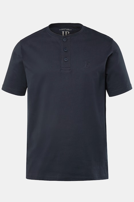 Henleys, Basic, 2er-Pack, Rundhals, Knopfleiste, bis 8 XL
