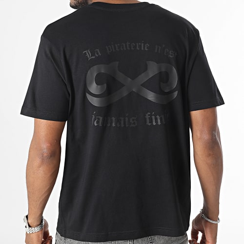 Tee Shirt Oversize Infini Noir Noir