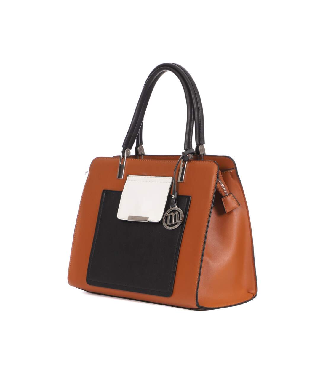 Sacs à main Camel/Noir Femme Manoukian Odel