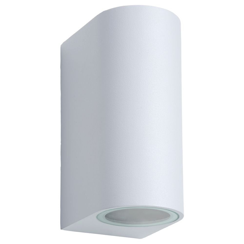 Zora LED wandlamp, inclusief LED lamp, wit, rond, 150x65x90mm