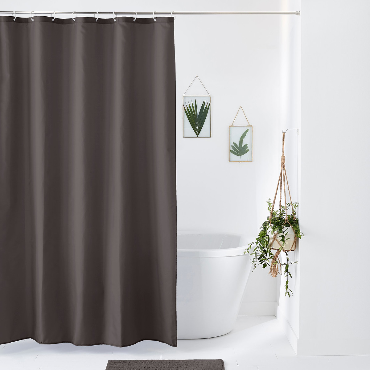 SO'HOME<br>Cortina de chuveiro lisa