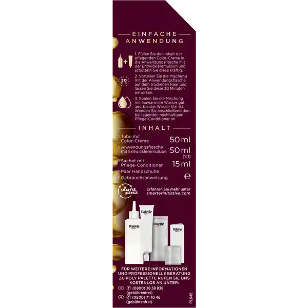 Intensiv Creme Coloration 645 Honigbraun