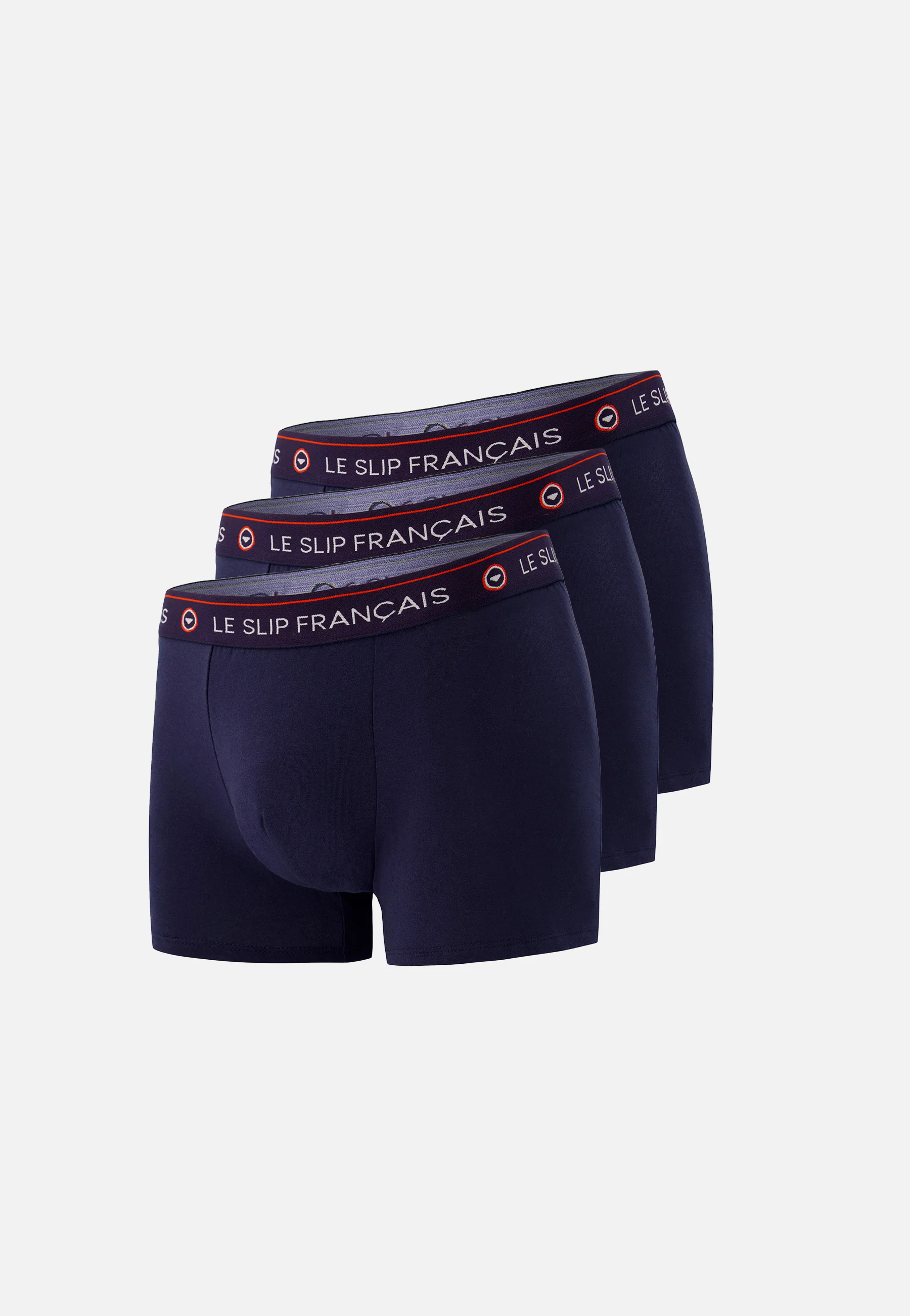 Trio de boxers en coton-Pack Trio Boxer Redoutable Marine