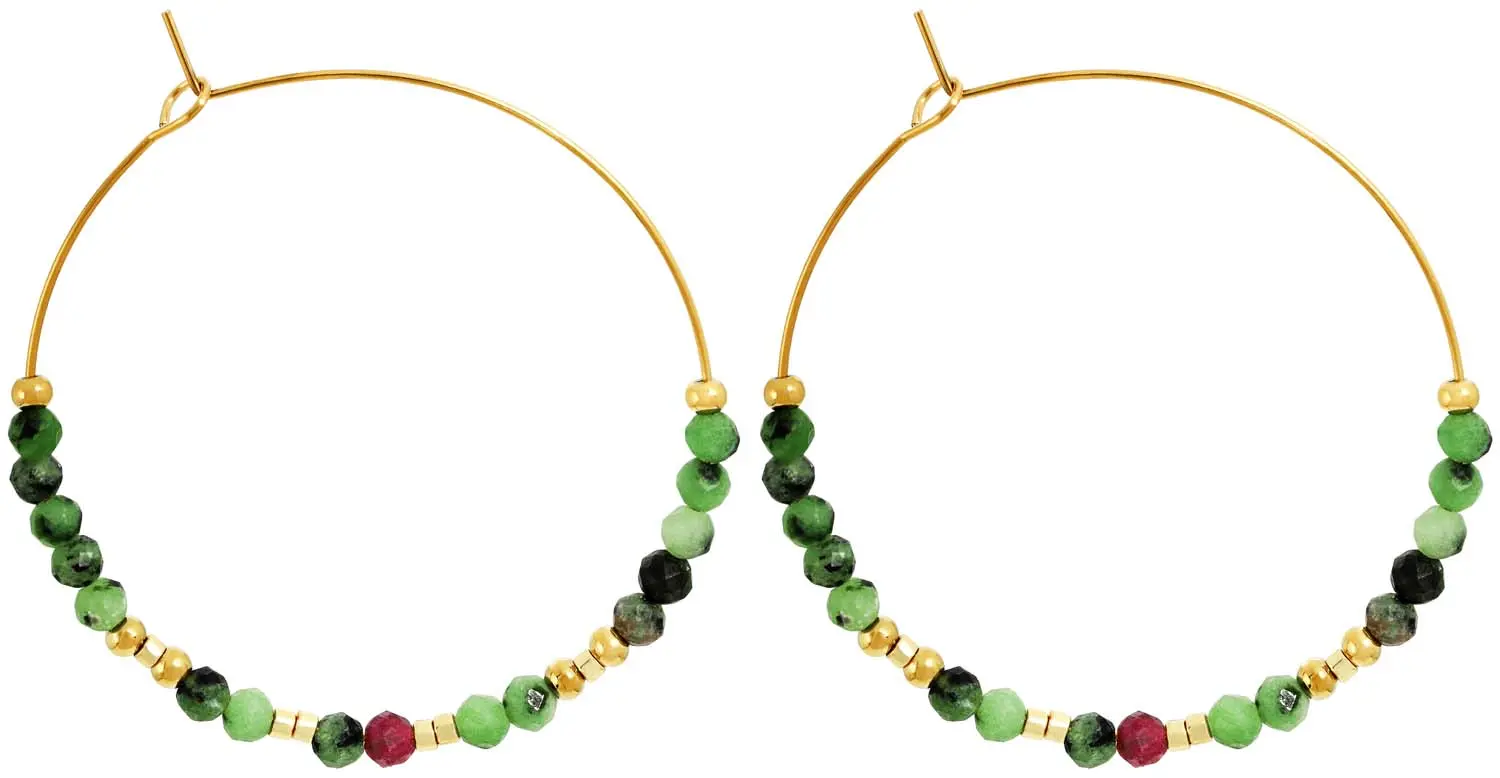 Creolen - Beautiful Aventurine