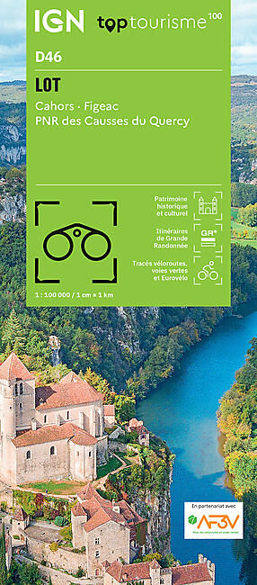 IGN - LOT D46 TOP TOURISME 100 IGN