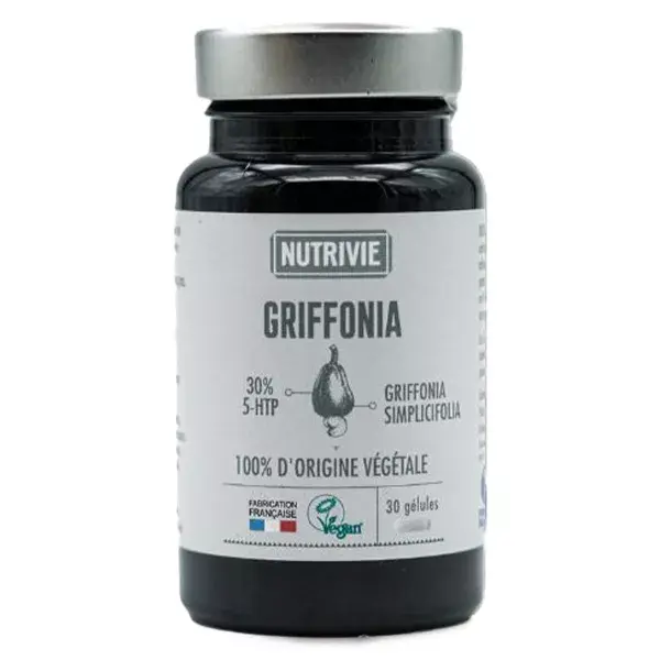 Nutrivie Griffonia Padronizada 30% 5-HTP Vegano 30 cápsulas