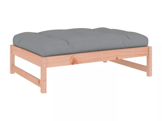 Repose-pied de jardin 120x80 cm massif de douglas