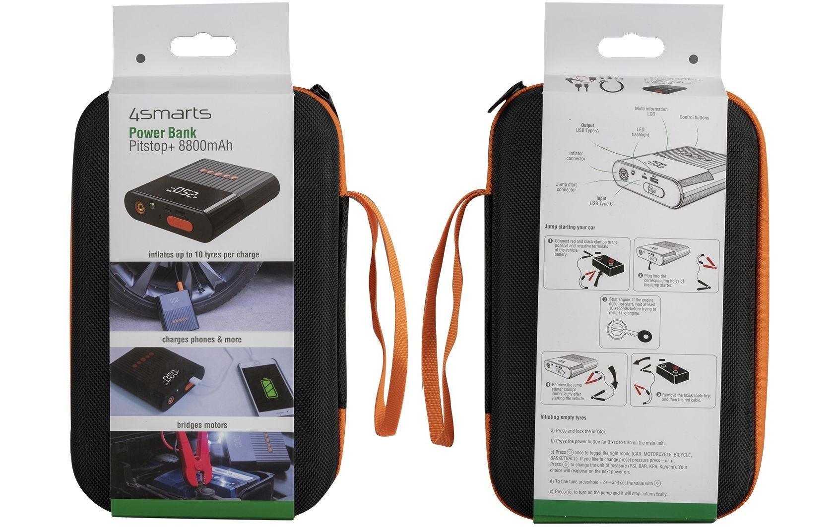 4smarts Powerbank »PitStop mit Start« 32 mAh