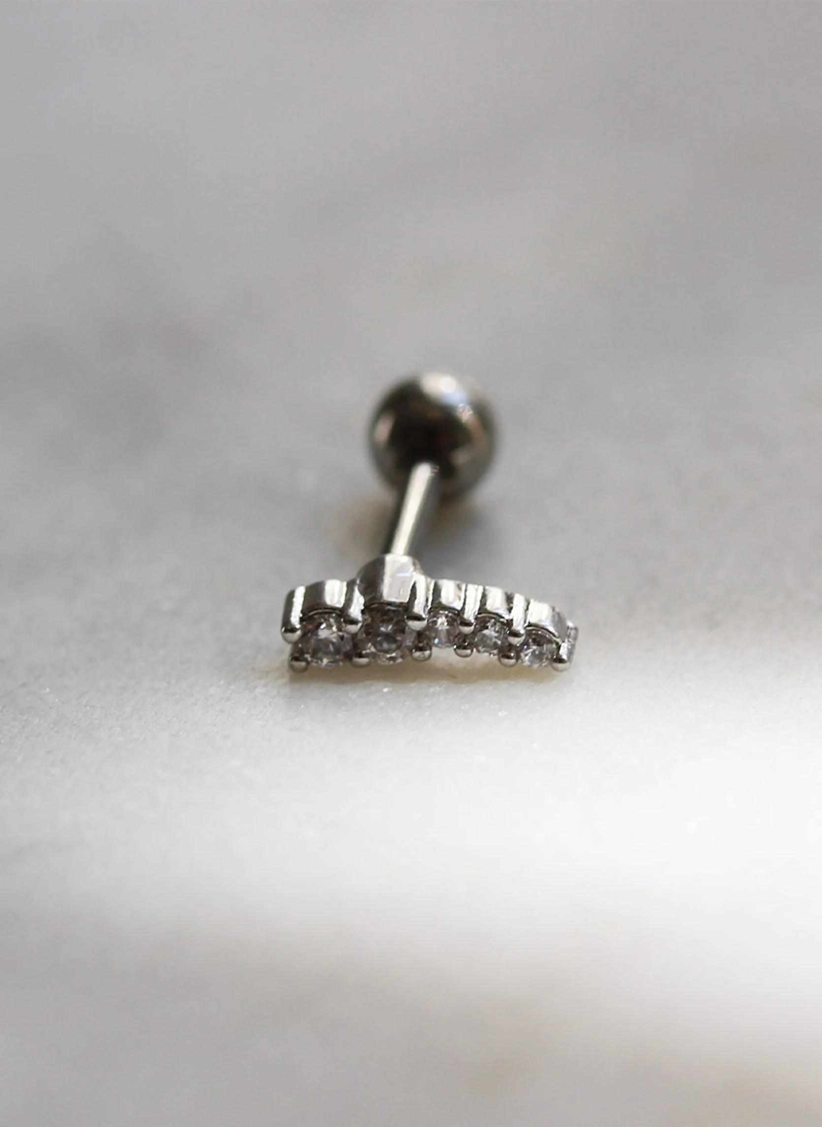 IVA-LEAF - Piercing iva leaf | Blanc