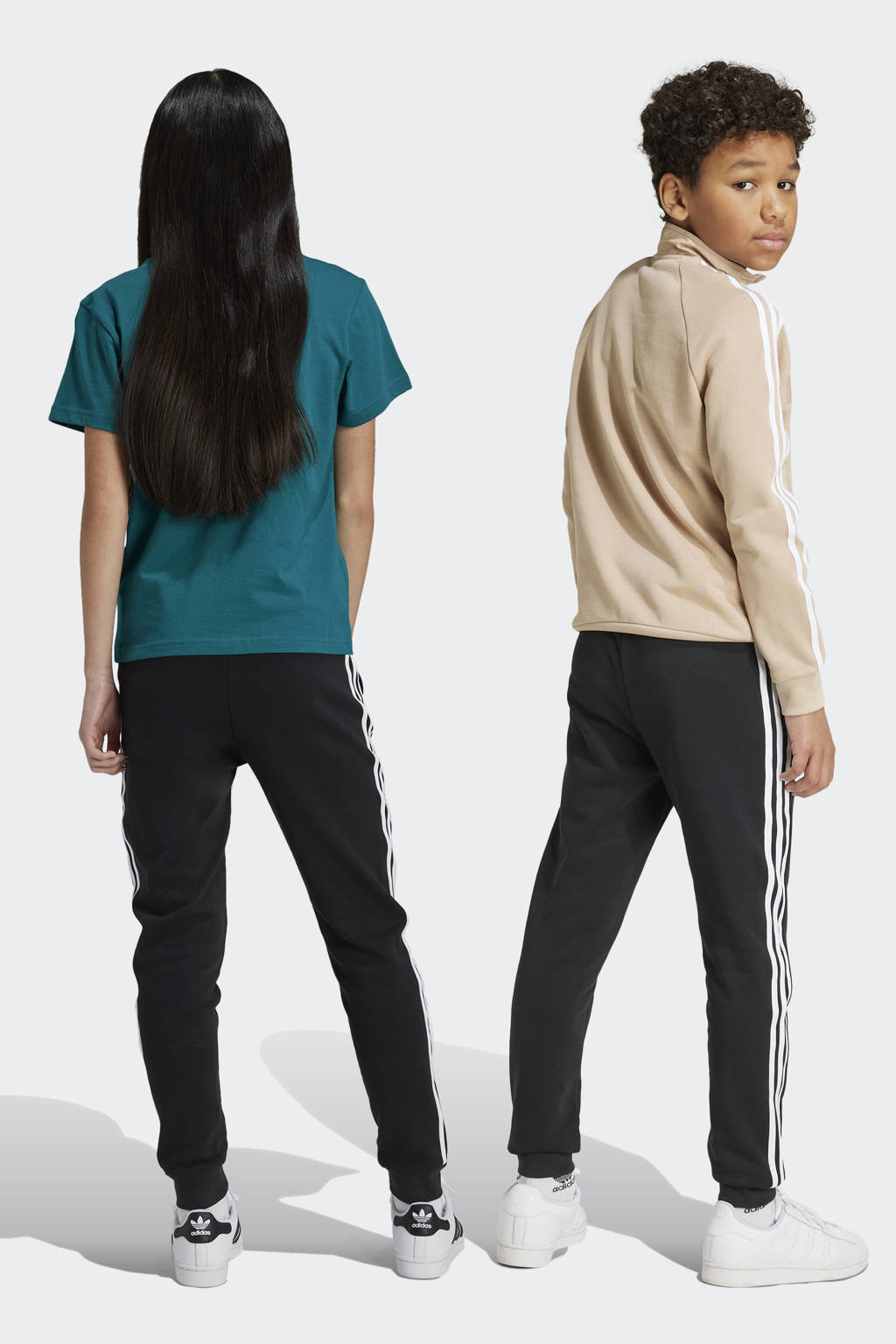 adidas joggingbroek Trefoil zwart/wit
