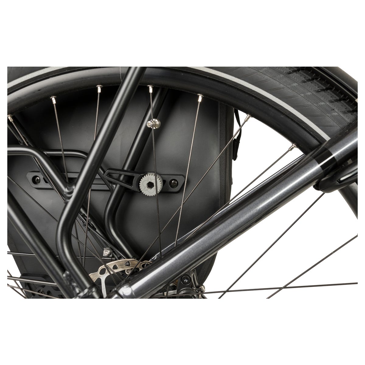 AGU Clean Shelter Click'nGo Large enkele fietstas - Black