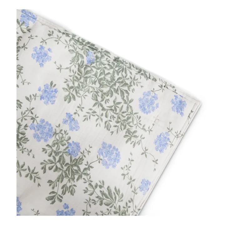 garbo&friends Couverture matelassée Plumbago en coton bio | Bleu