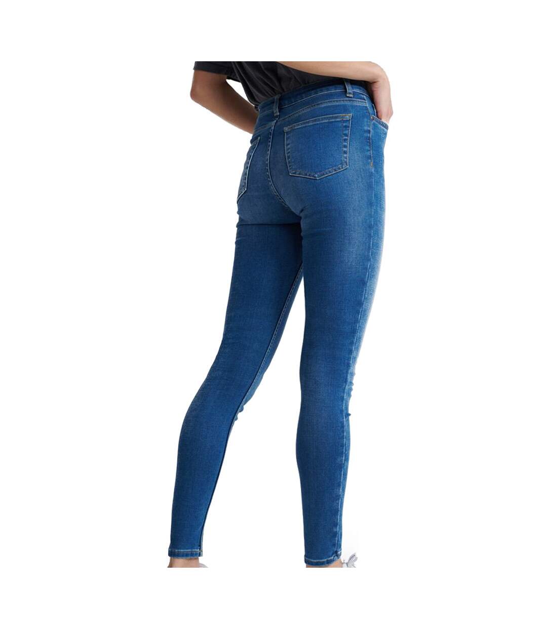 Jean Skinny Bleu Femme Superdry Rise