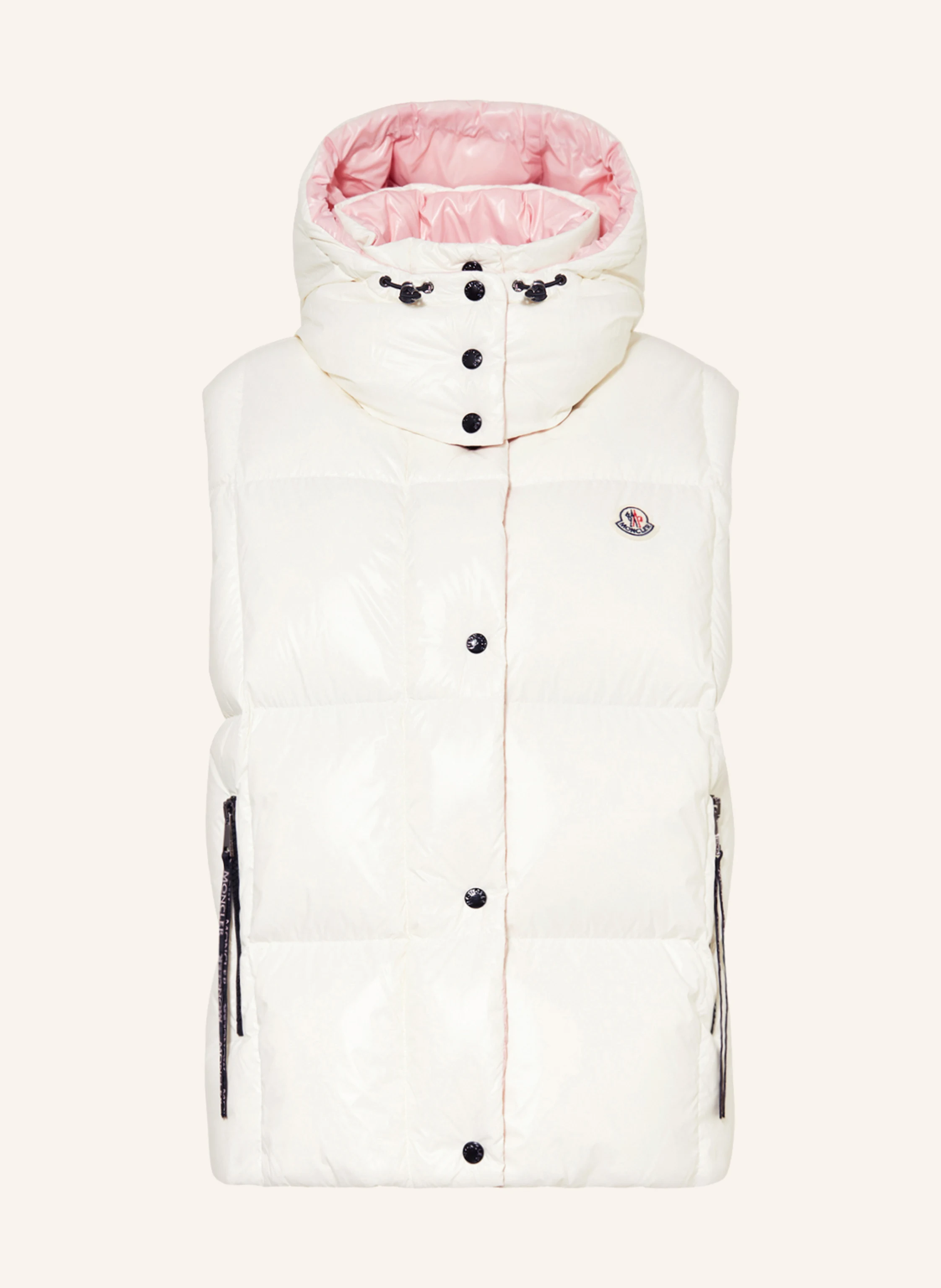 MONCLER Daunenweste LUZULE mit abnehmbarer Kapuze