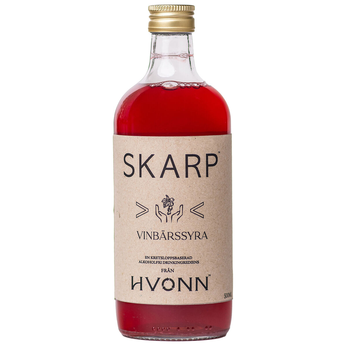 Hvonn Skarp vinbærsyre drikke, 500 ml