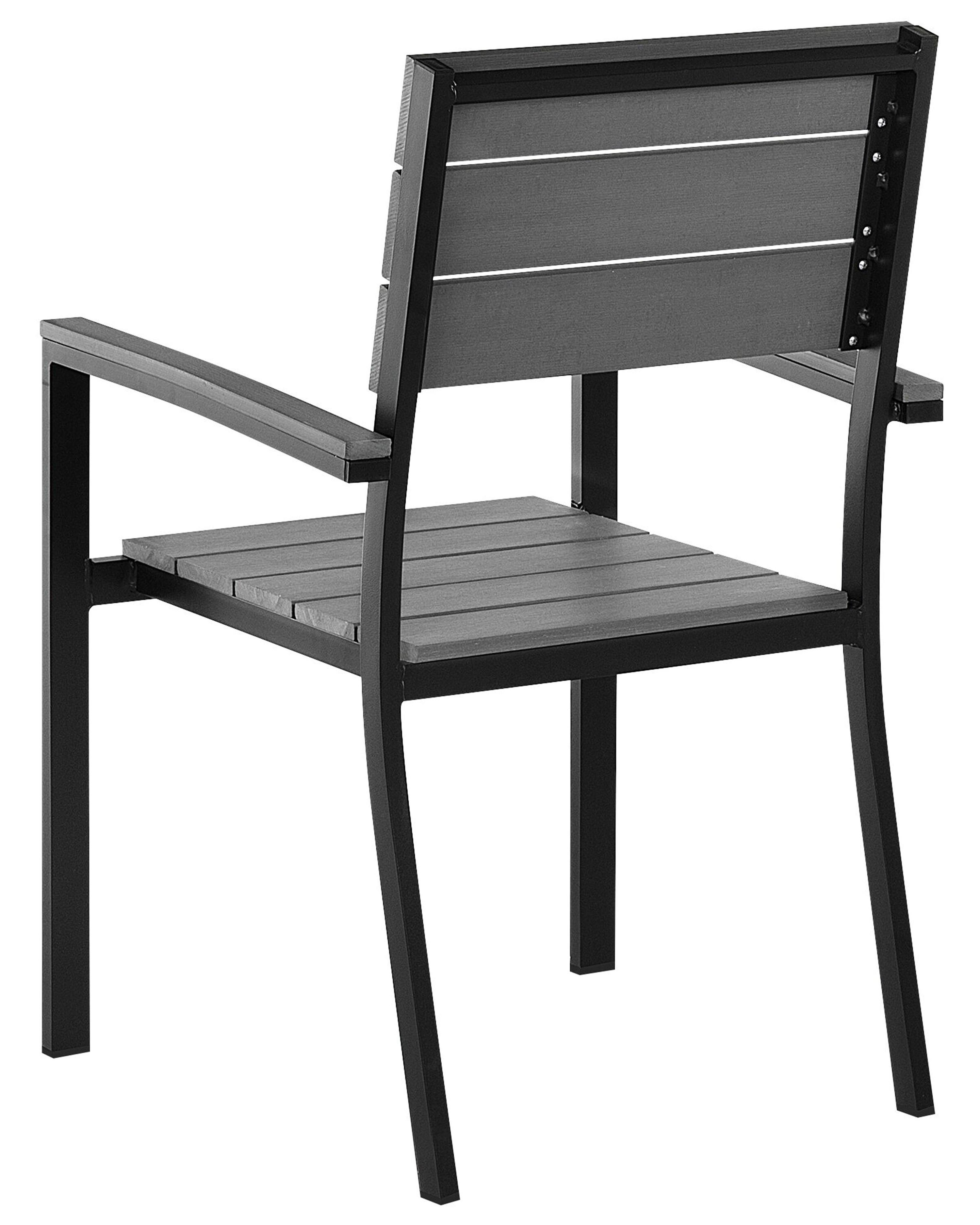Set van 6 tuinstoelen COMO Grijs