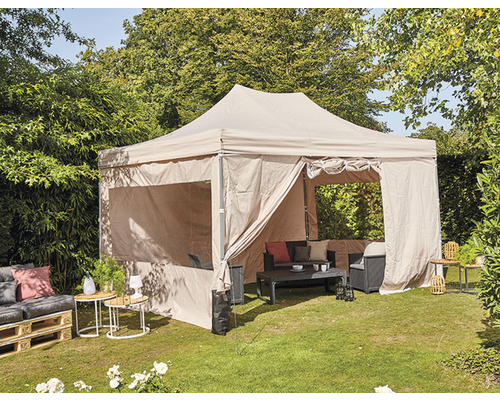 Allround paviljoen Siena Garden 3x4,5 m taupe