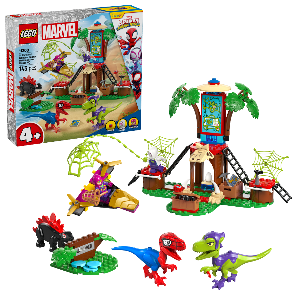 LEGO - Spidey - Spidey og Gobbys Raptorkamp ved Hovedkvarteret (11200)