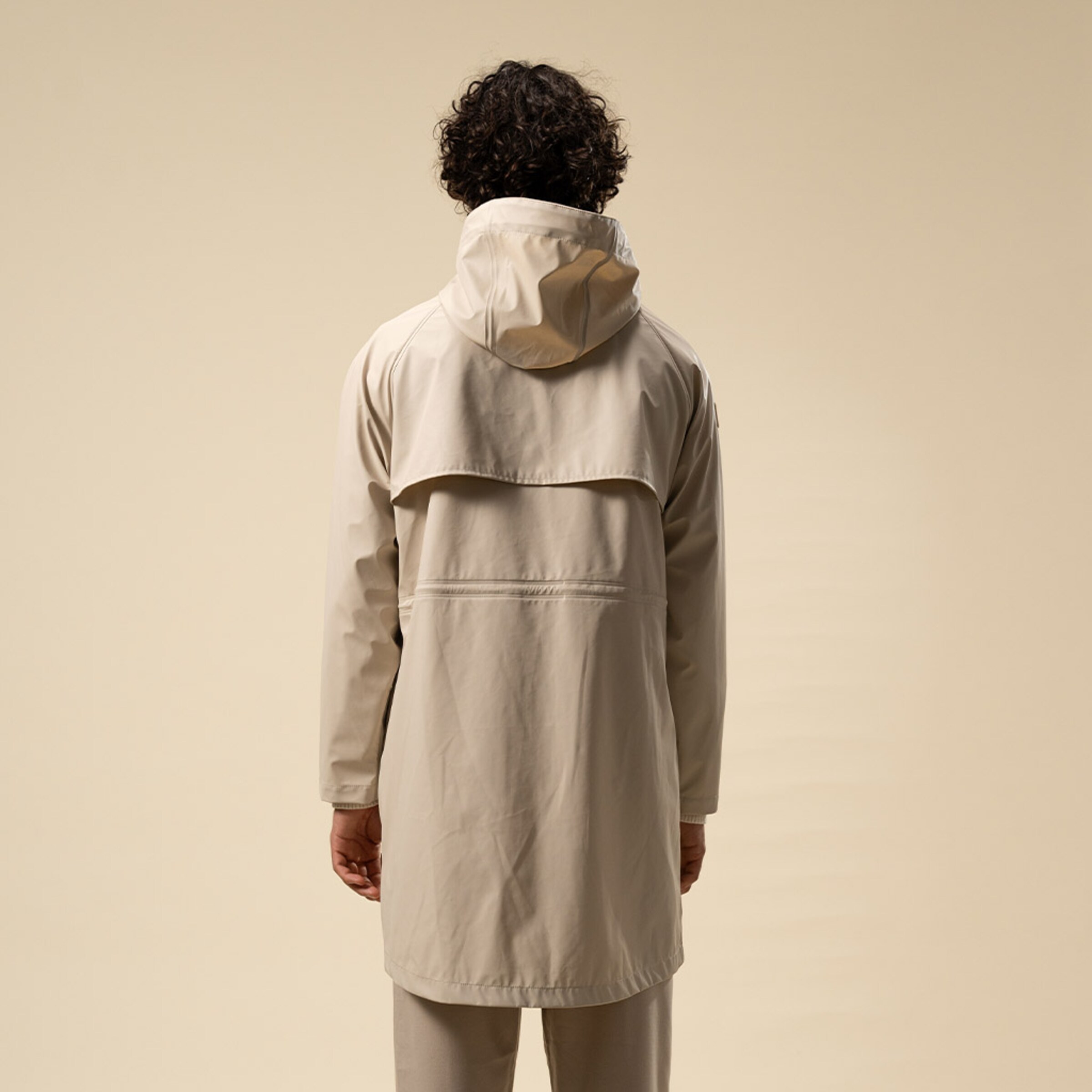 Everyday Rain Jacket Long Sandstone