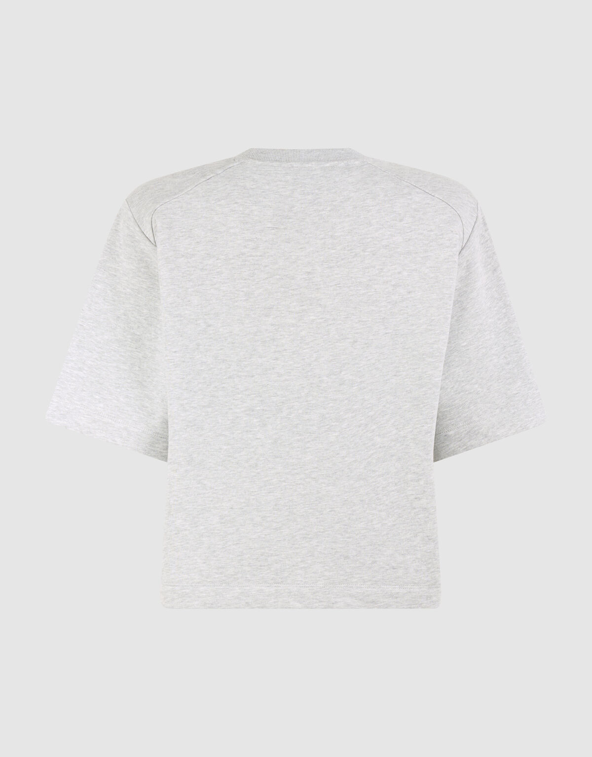 Oversized Sweat T-shirt Lichtgrijs
