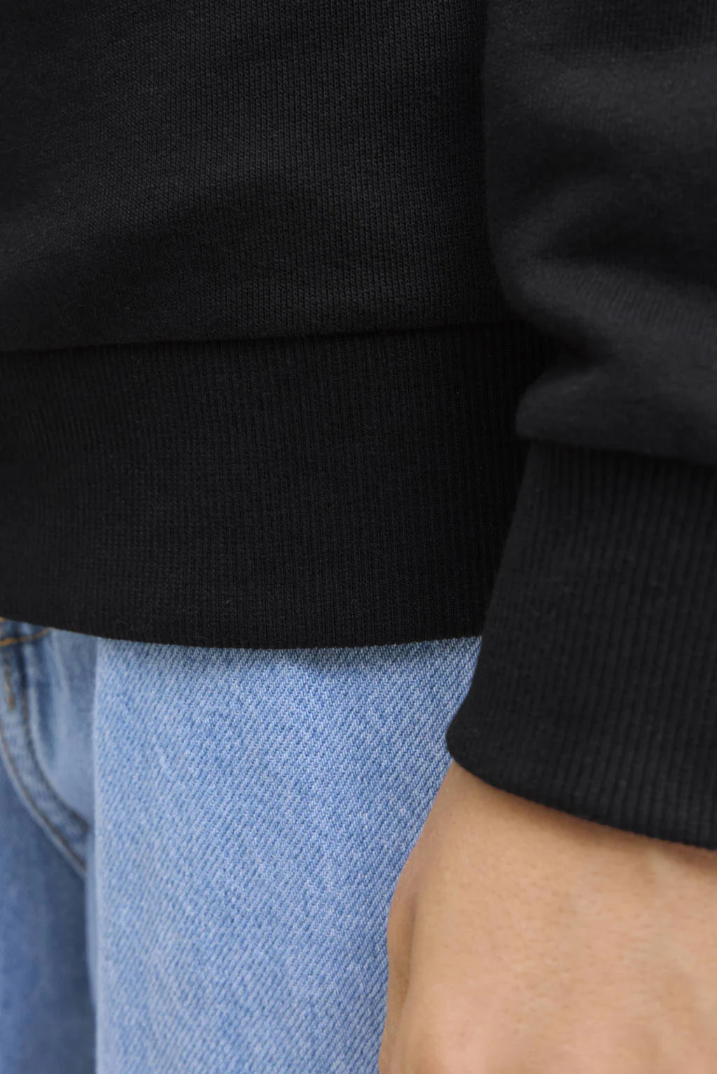 JACK & JONES JUNIOR hoodie zwart