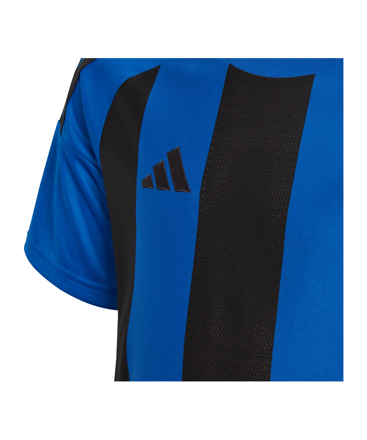adidas Striped 24 Trikot Kids Blau Schwarz