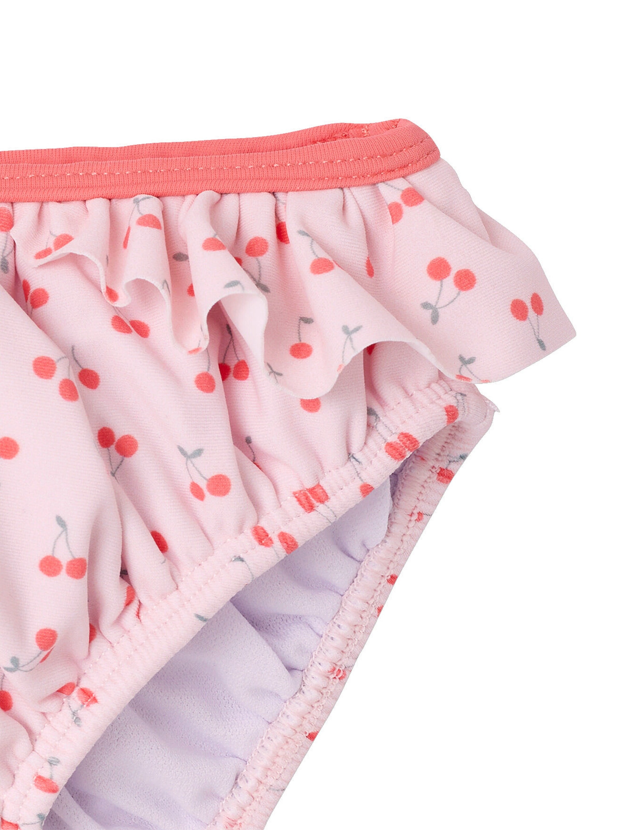 Vertbaudet Mädchen Baby Bikini mit integrierter Schwimmwindel hellrosa