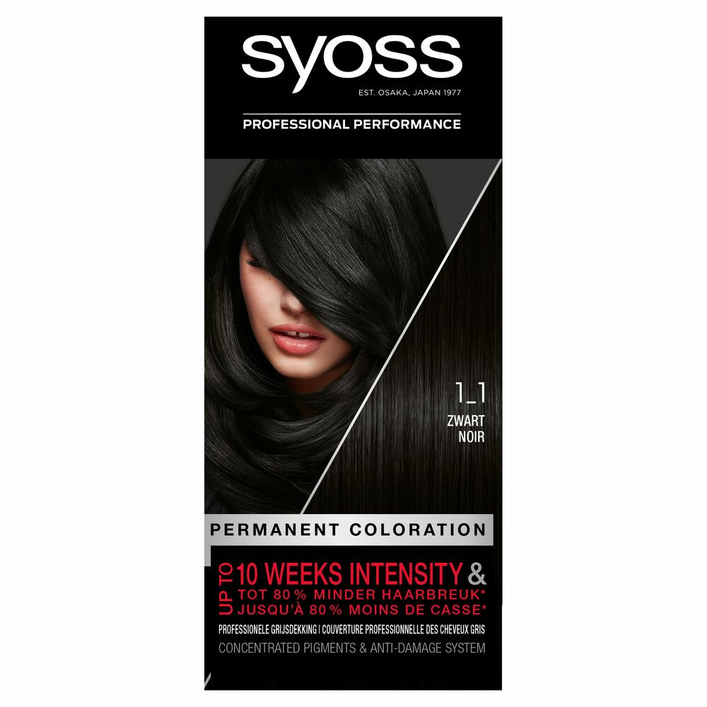 Syoss Classic Haarverf 1-1 Black