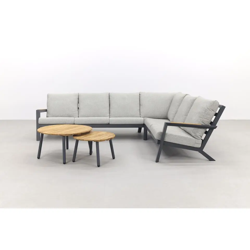 VDG Santos/Mindo loungeset - loungebank - antraciet