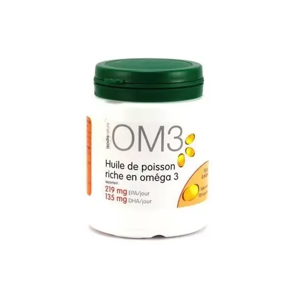 OM3 Huile de poisson 120 capsules