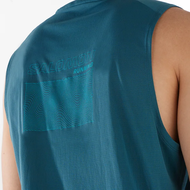 CROSS RUN GRAPHIC  Débardeur pour homme