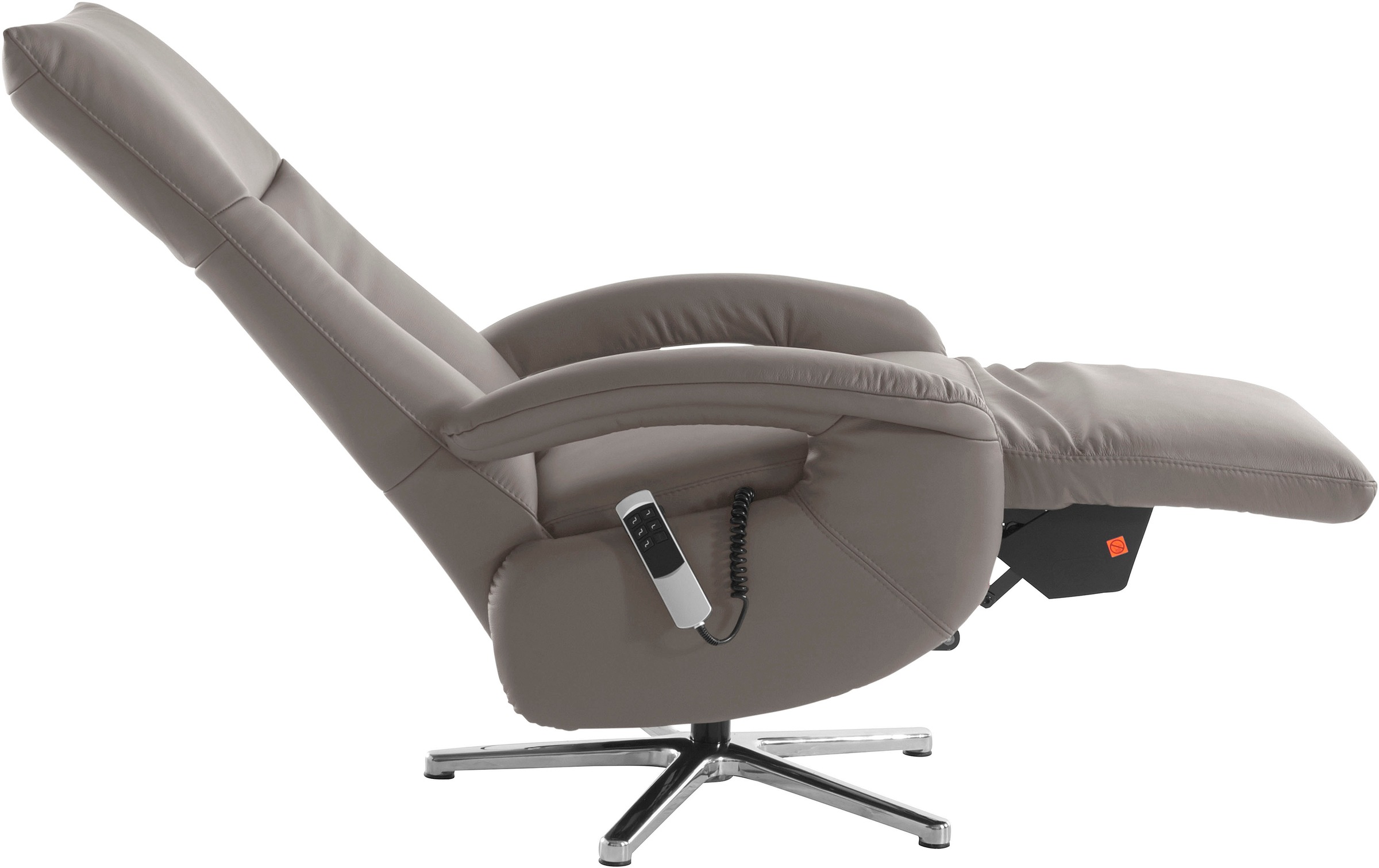 sit&more TV-Sessel »Tycoon mit Kopfteilverstellung und 360° Drehfunktion« wahlweise manuell oder elektrischer Funktion, auch mit Akku (kabellos)
